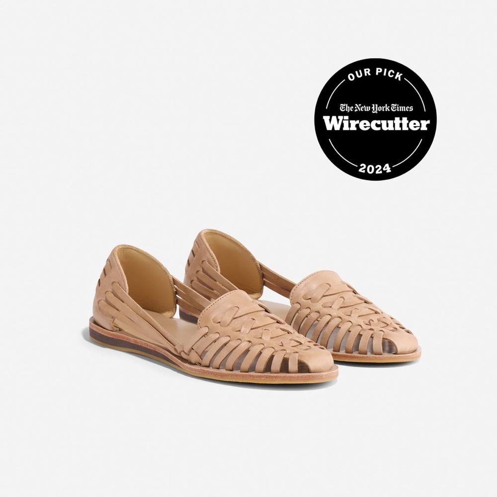 BRAND NEW IN BOX! Nisolo Huarache Sandal in Almond
